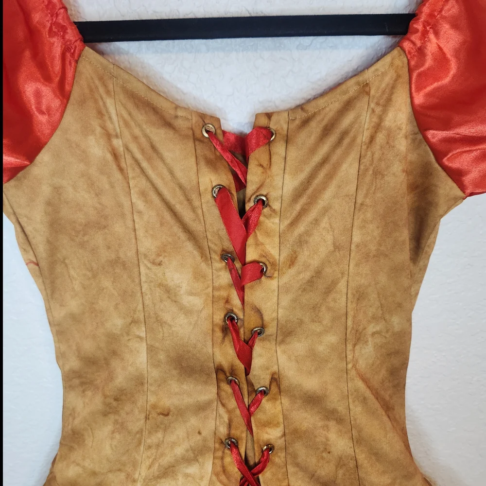 Dreamgirl Hot Cherry Pie Dreamgirl Costume 4558  Renaissance medieval size M - Picture 9 of 16